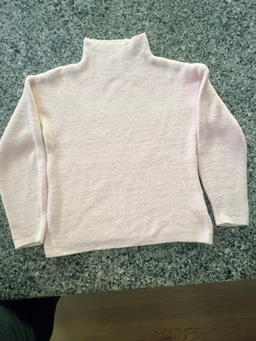 Tahari Light Pink Mock Neck Sweater